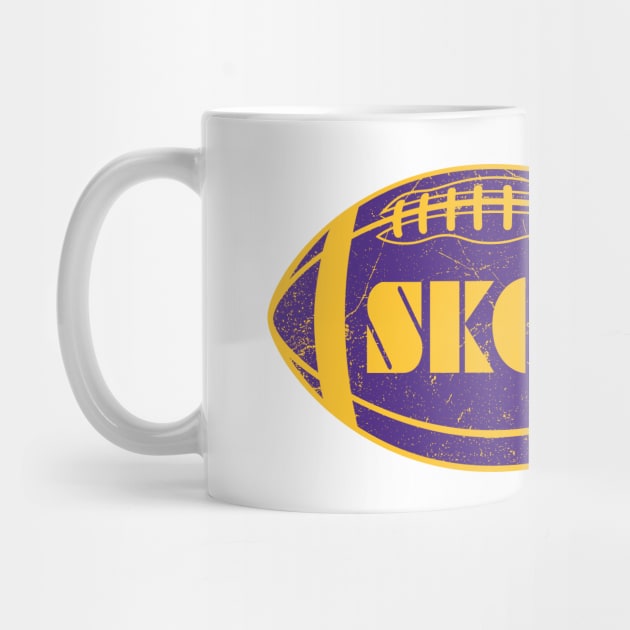 SKOL Retro Football - White by KFig21